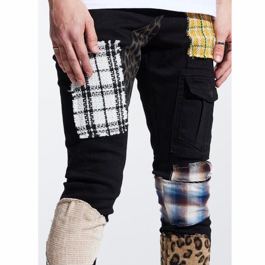 Embellish Trey Cargo Denim Jeans (Black) EMBSP221-159 - Image 4