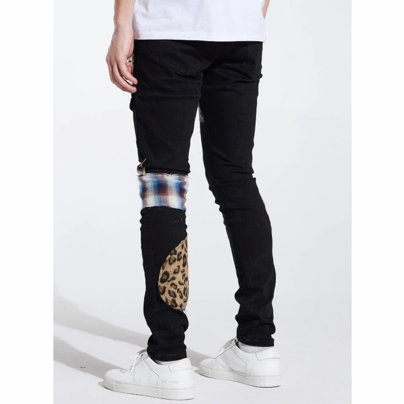 Embellish Trey Cargo Denim Jeans (Black) EMBSP221-159 - Image 6