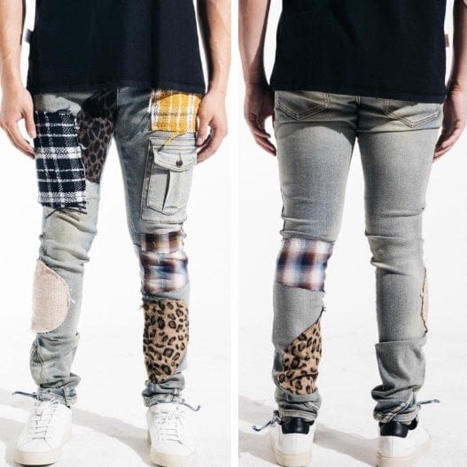 Embellish Trey Cargo Denim Jeans (Blue) EMBSP221-141 - Image 3