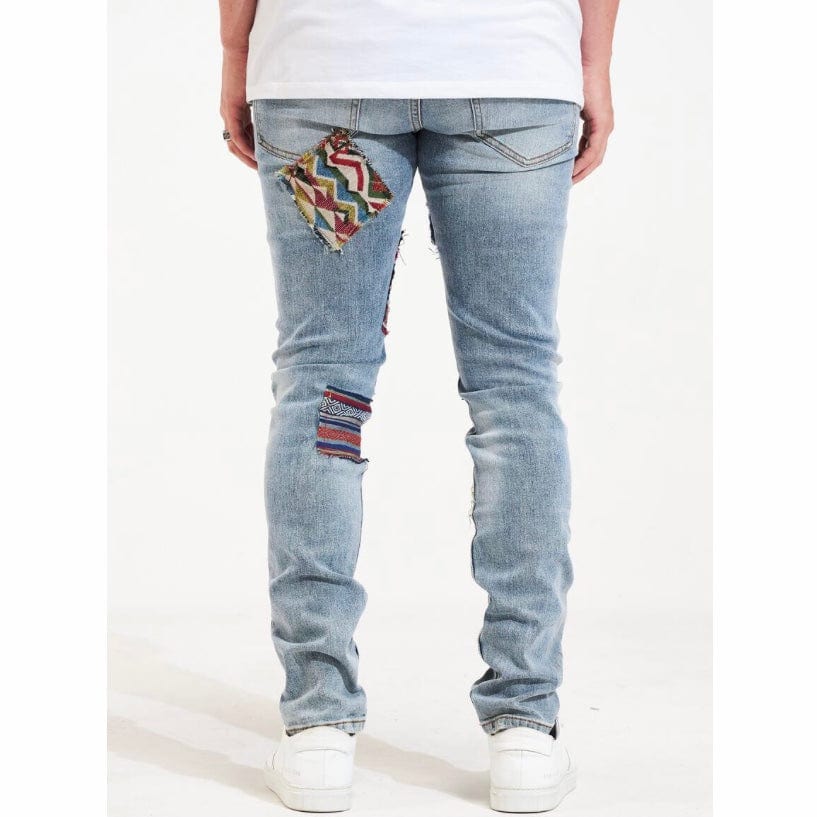 Embellish West Denim (Blue Patchwork) EMBSP122-101 - Image 6
