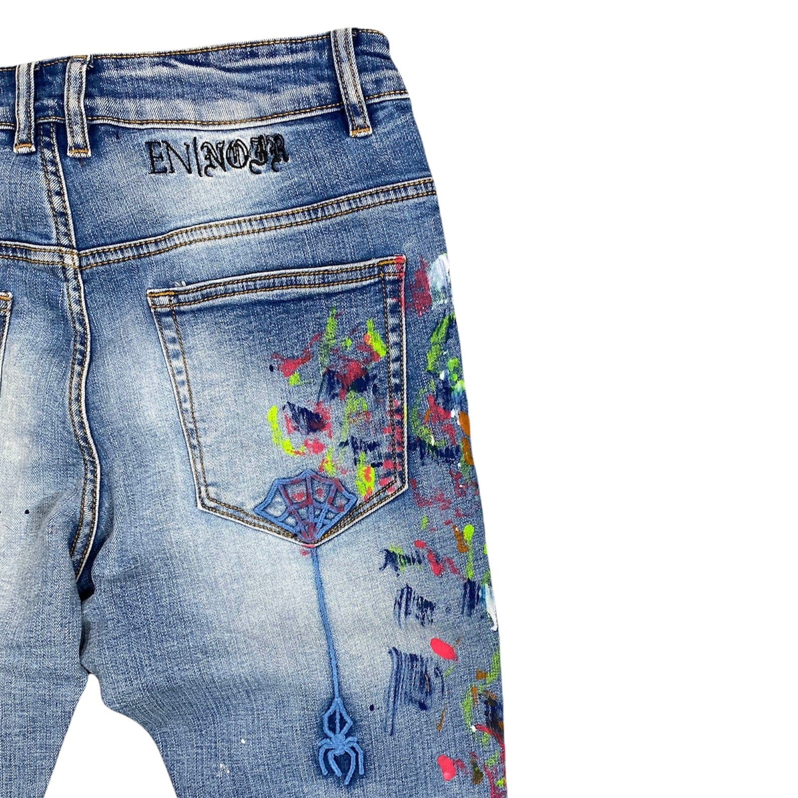 En Noir Clash Denim Jean (Blue) ENSUM121-102 - Image 2
