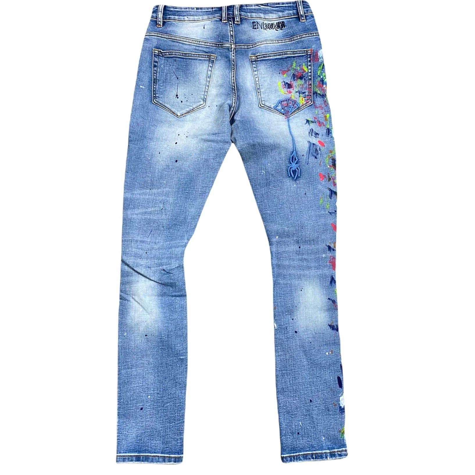 En Noir Clash Denim Jean (Blue) ENSUM121-102 - Image 3