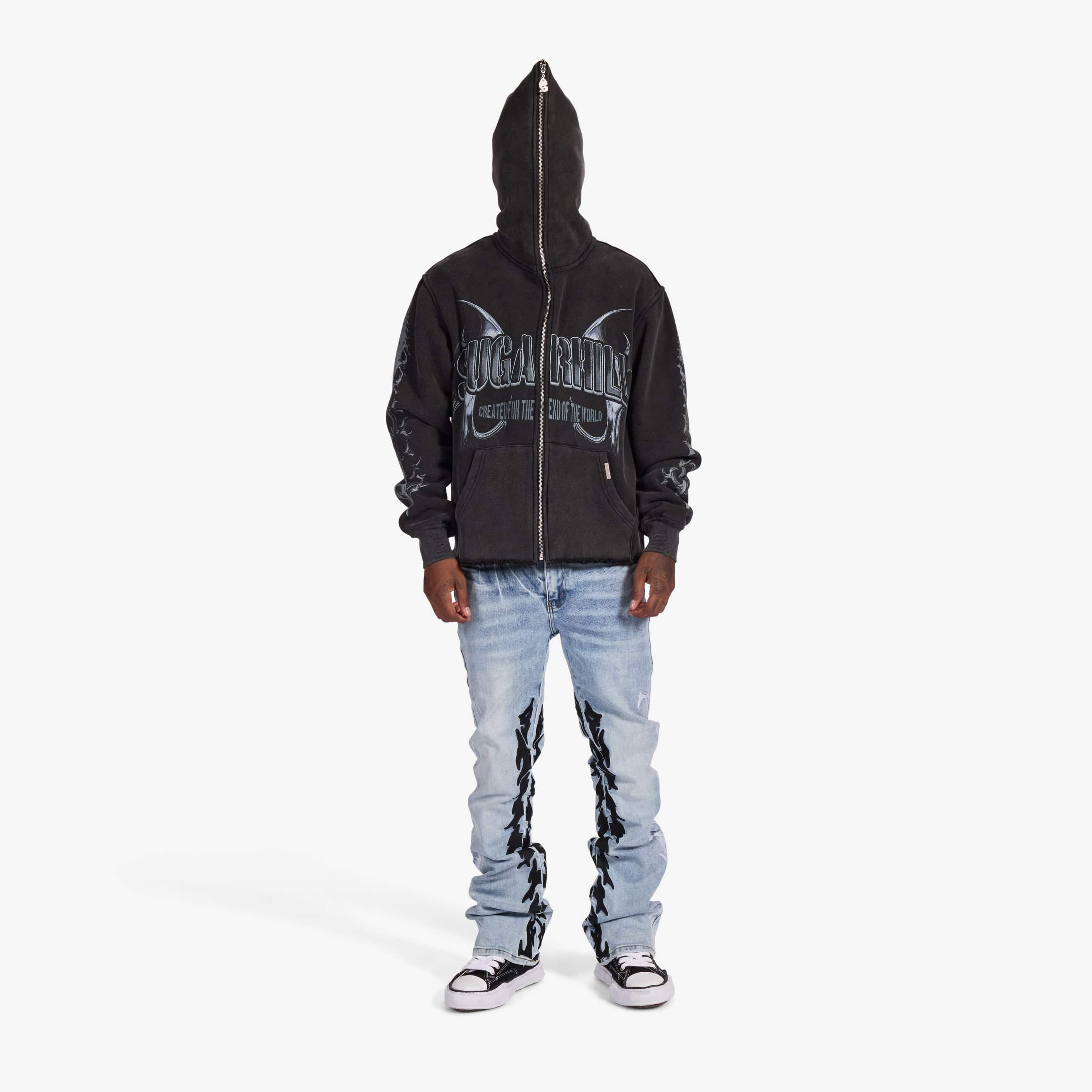 "End Of The World" Hoodie (black) - Image 4