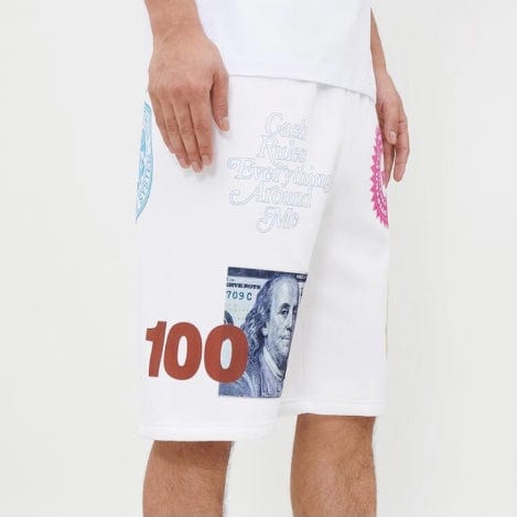 Eternity Bc/Ad Paid In Full Shorts (White) E3134034-WHT - Image 2