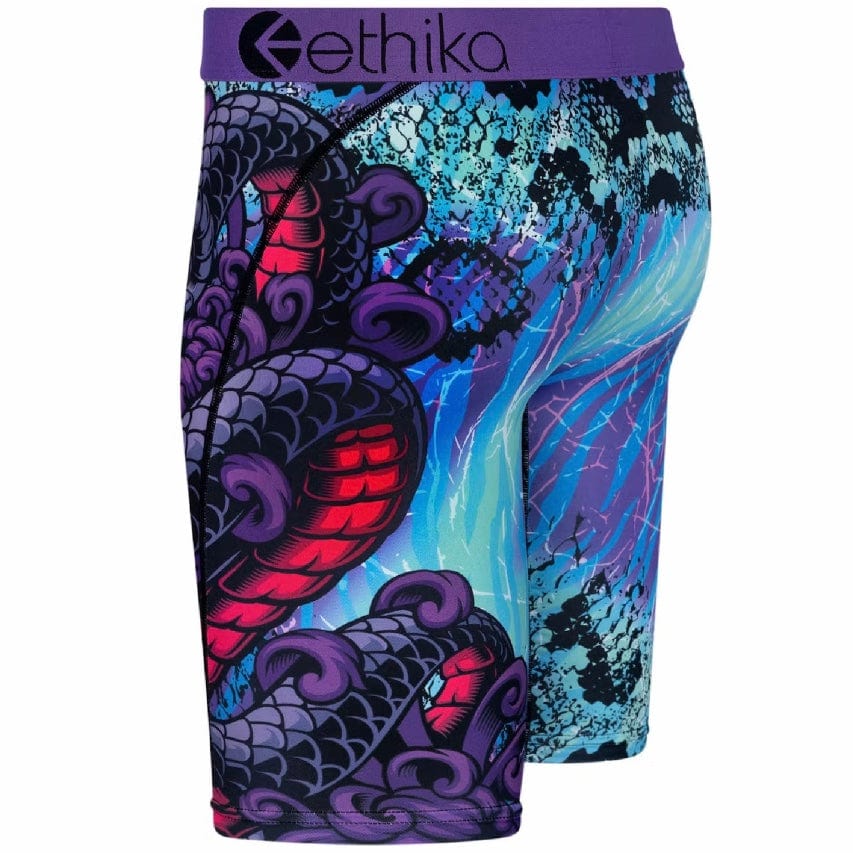 Ethika Jungle Fight Underwear (Blue/Purple) - Image 2