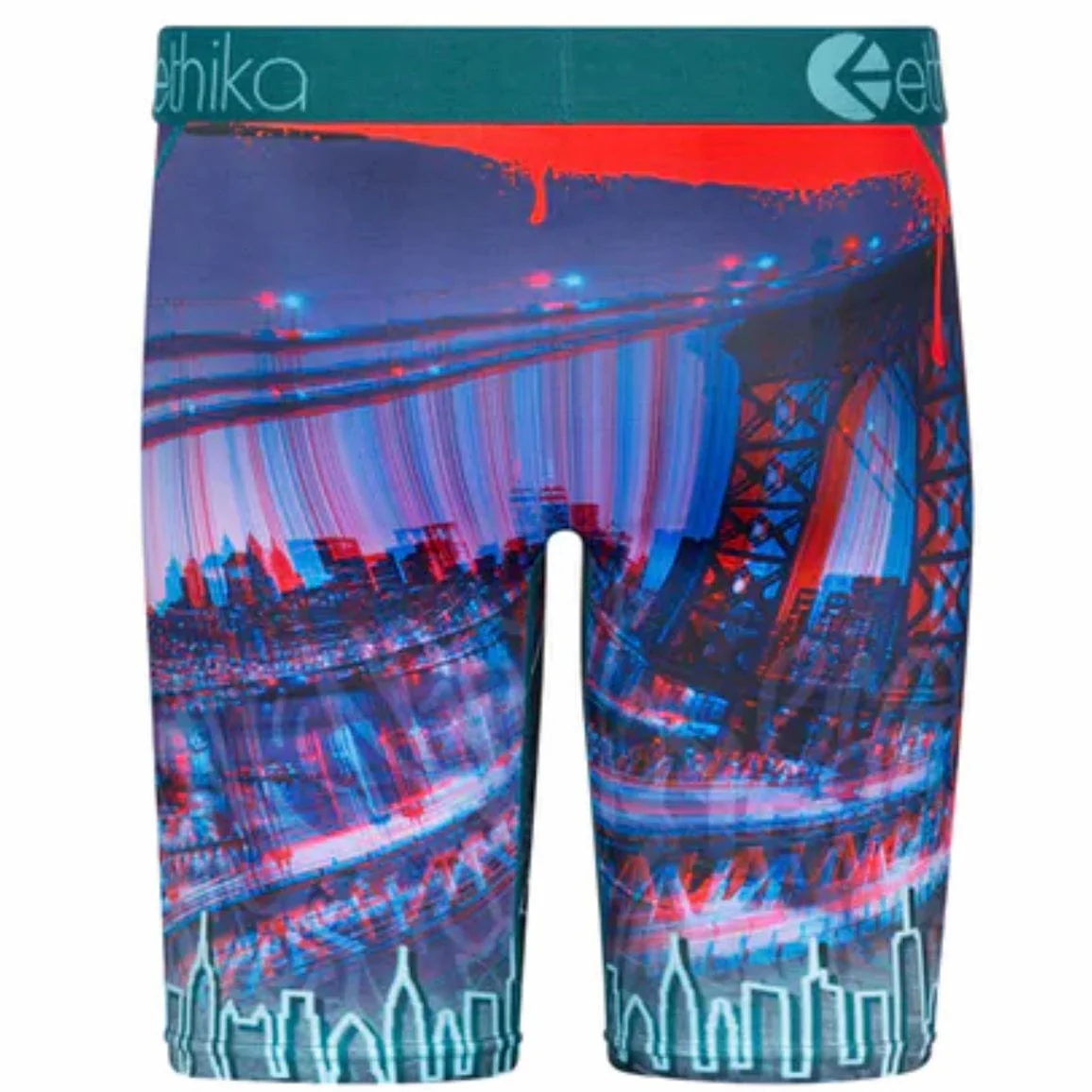 Ethika New Yerrr City Underwear (Black/Purple) - Image 3