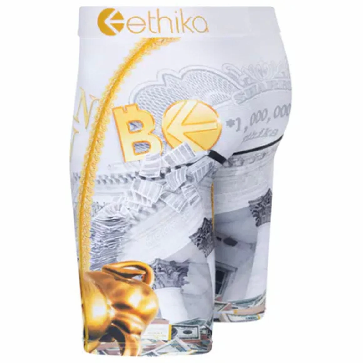 Ethika Rick Boss R.T.I.E.B Underwear (White/Gold) - Image 2