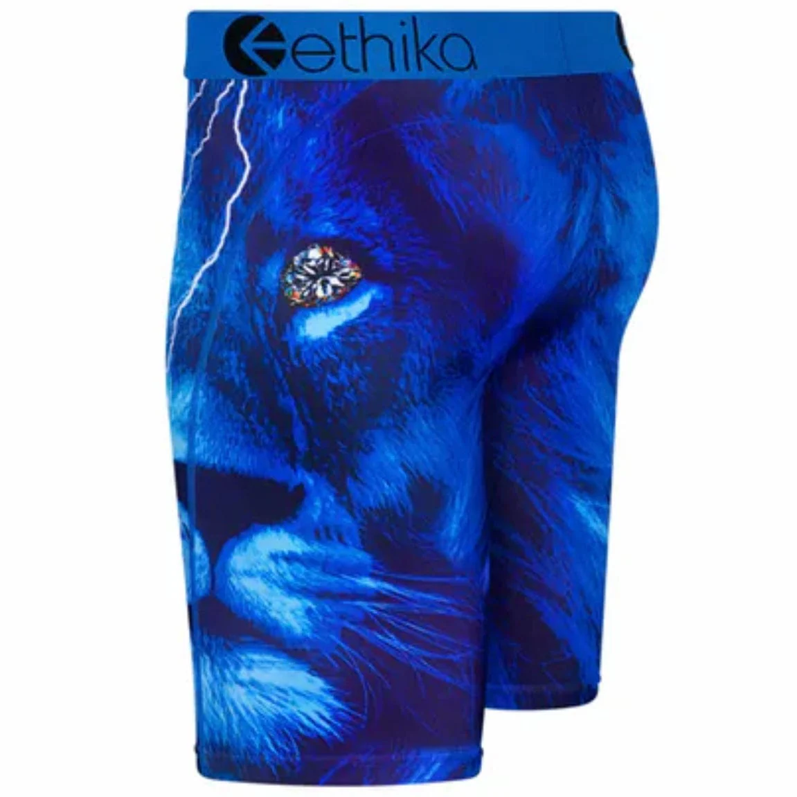 Ethika Tru Lion Underwear (Black/Blue) - Image 2