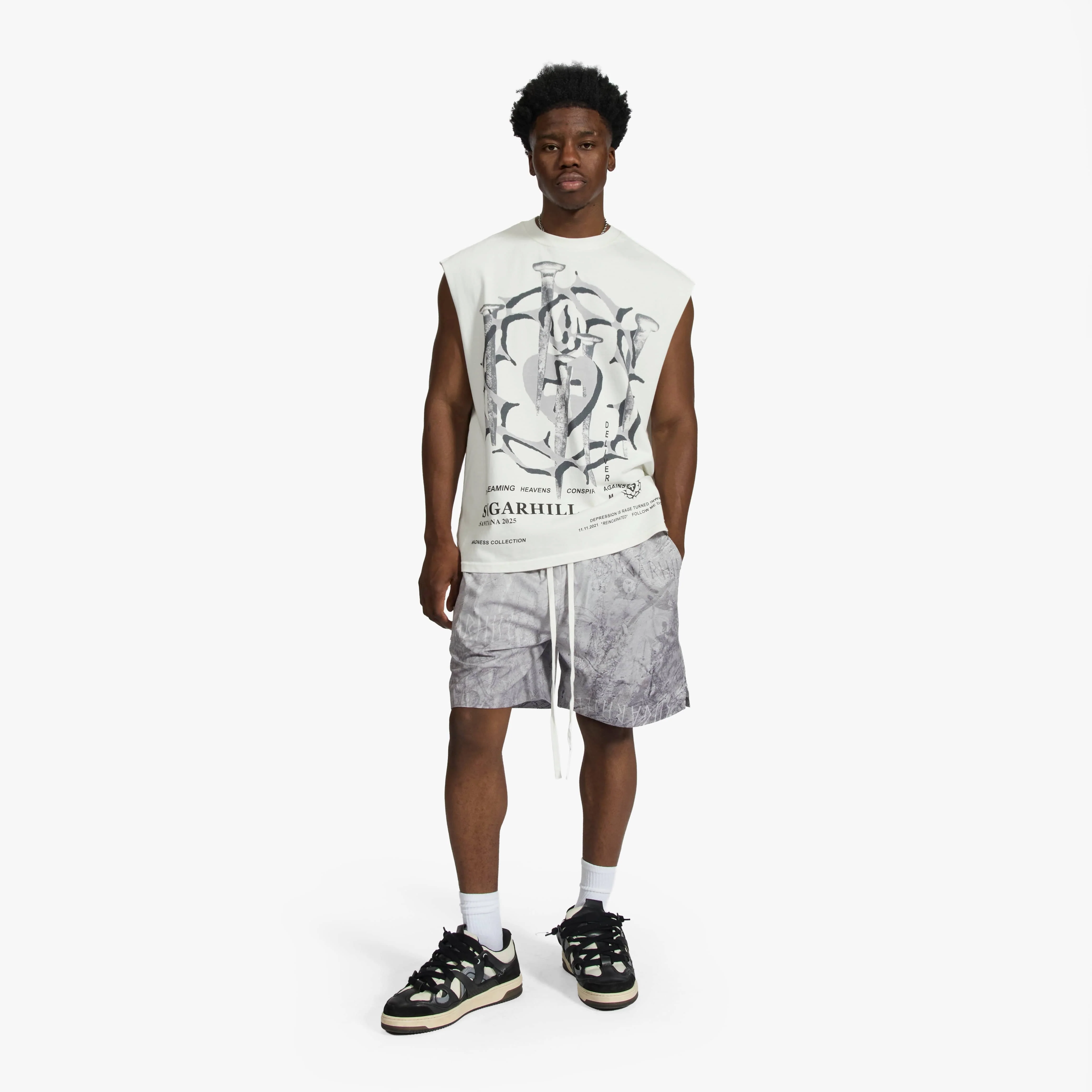 "Europa" Poly Shorts (cement grey) - Image 3