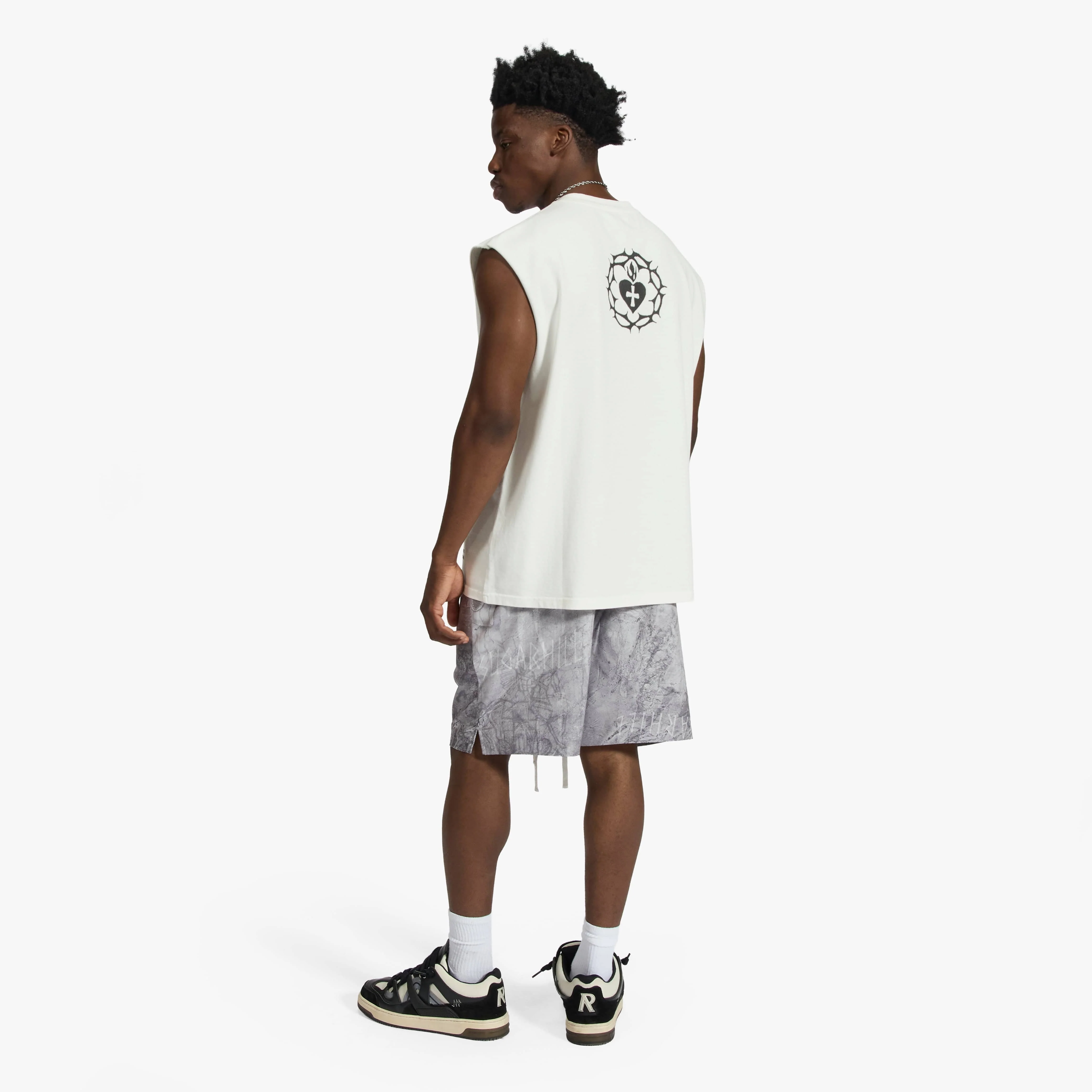 "Europa" Poly Shorts (cement grey) - Image 4