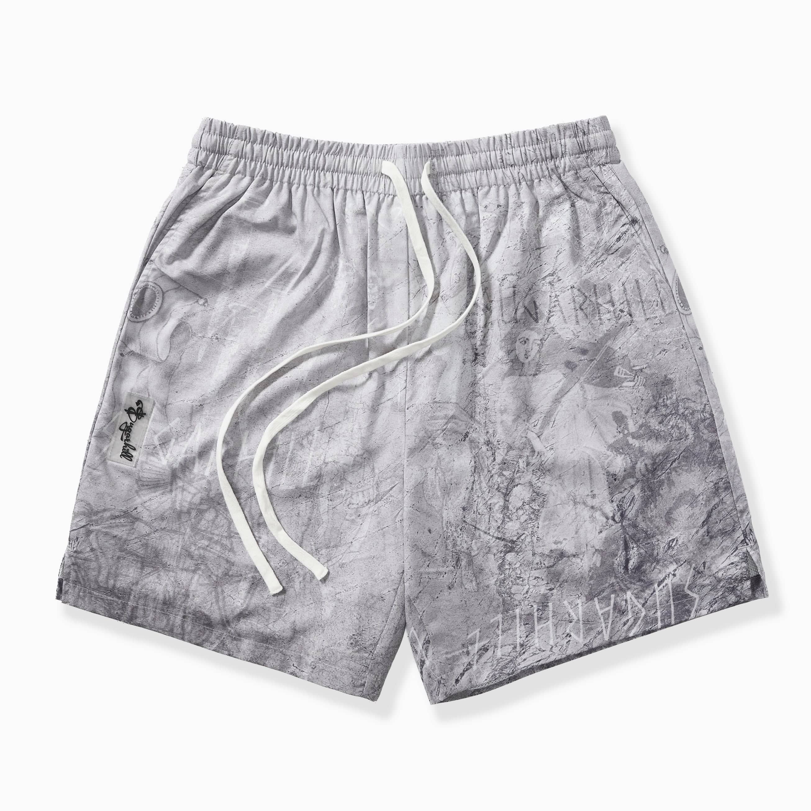 "Europa" Poly Shorts (cement grey) - Image 5