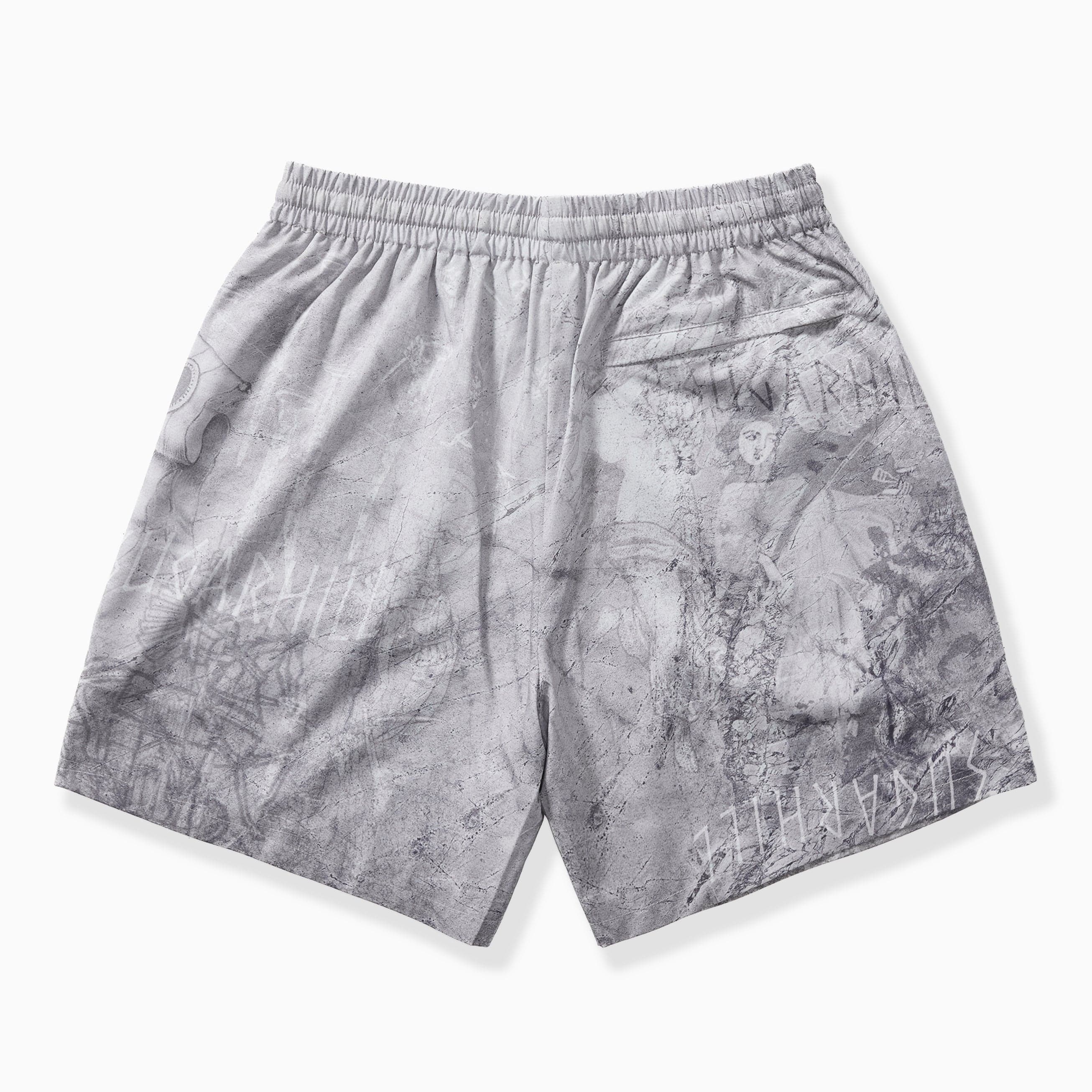 "Europa" Poly Shorts (cement grey) - Image 6