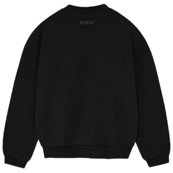 Fear Of God Essentials Crewneck (Jet Black) 192BT232040F - Image 2