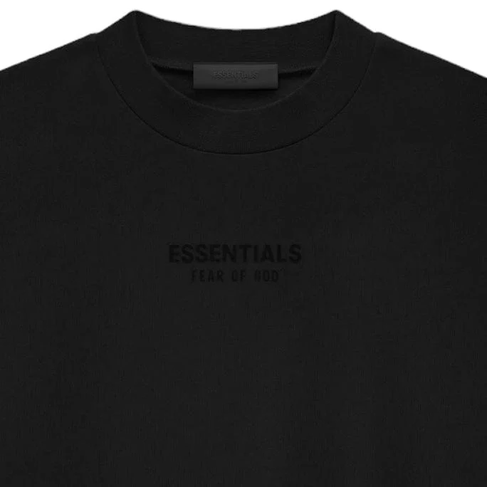 Fear Of God Essentials Crewneck (Jet Black) 192BT232040F - Image 3