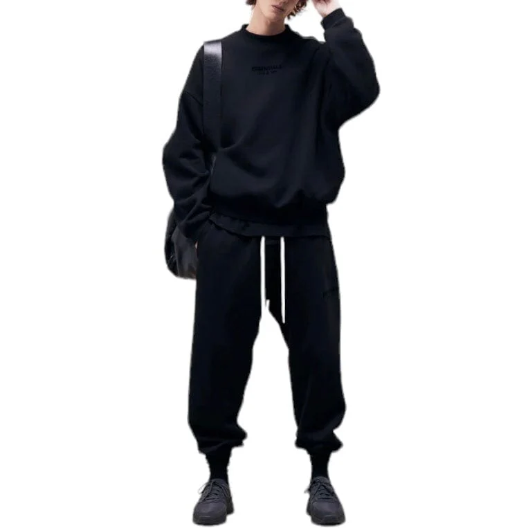 Fear Of God Essentials Crewneck (Jet Black) 192BT232040F - Image 4