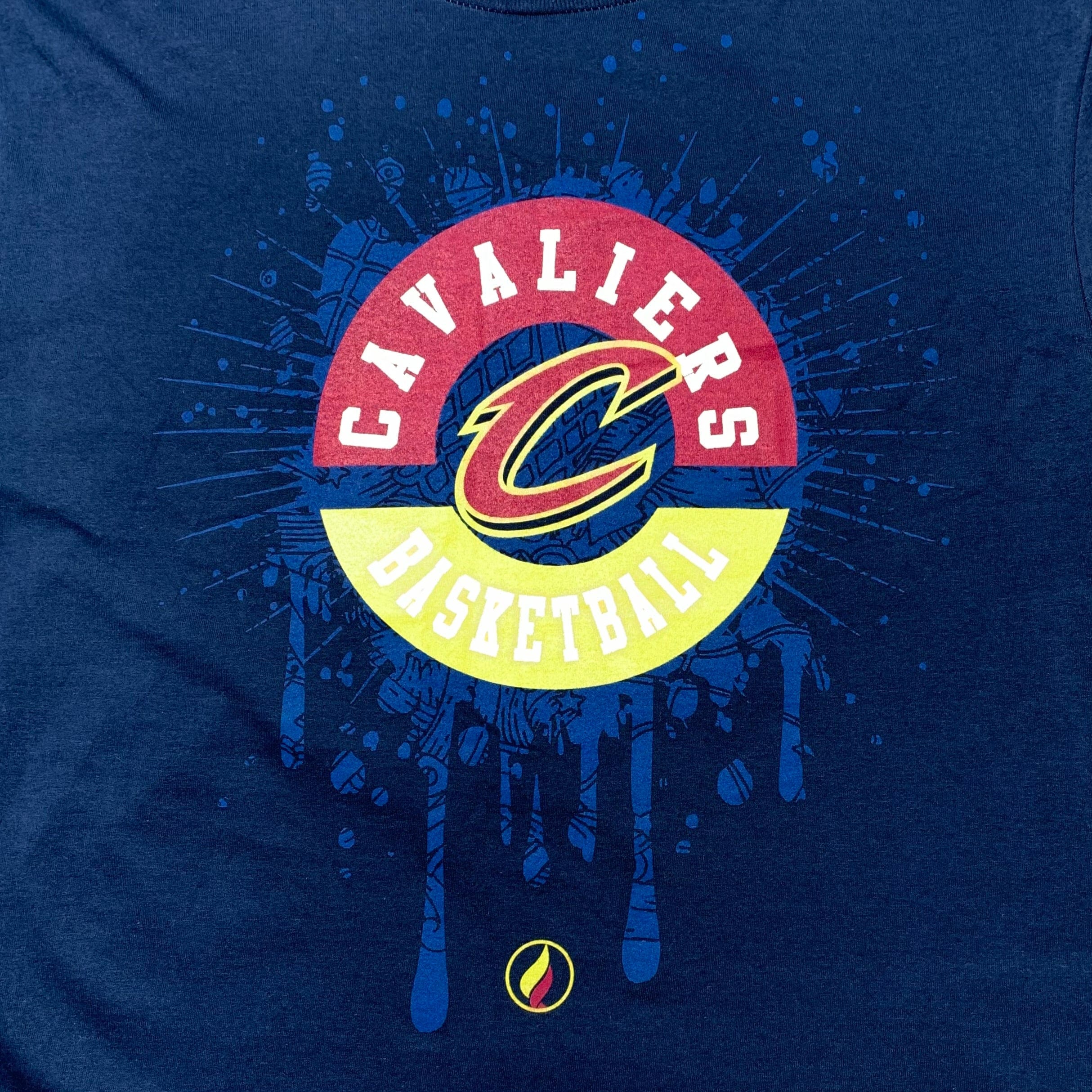 FISLL Cleveland Cavalier's T-Shirt (Navy) NBA1234NVY - Image 2