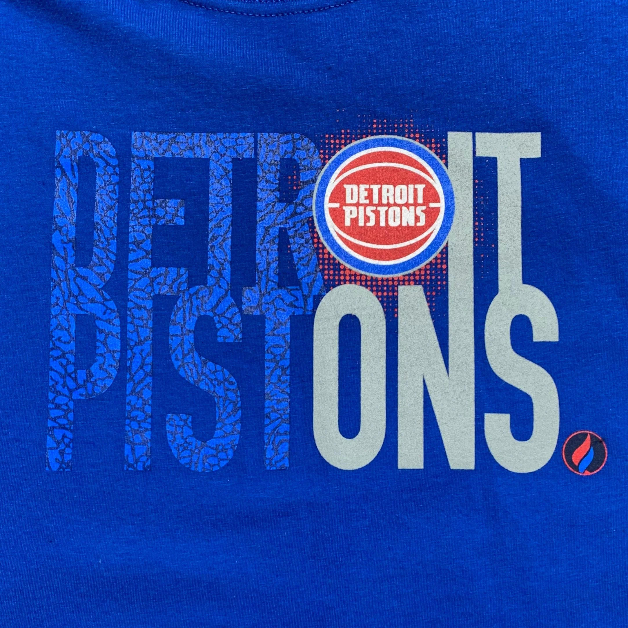 FISLL Detroit Piston's It's On T-Shirt (Blue) - NBA1233BLU - Image 2
