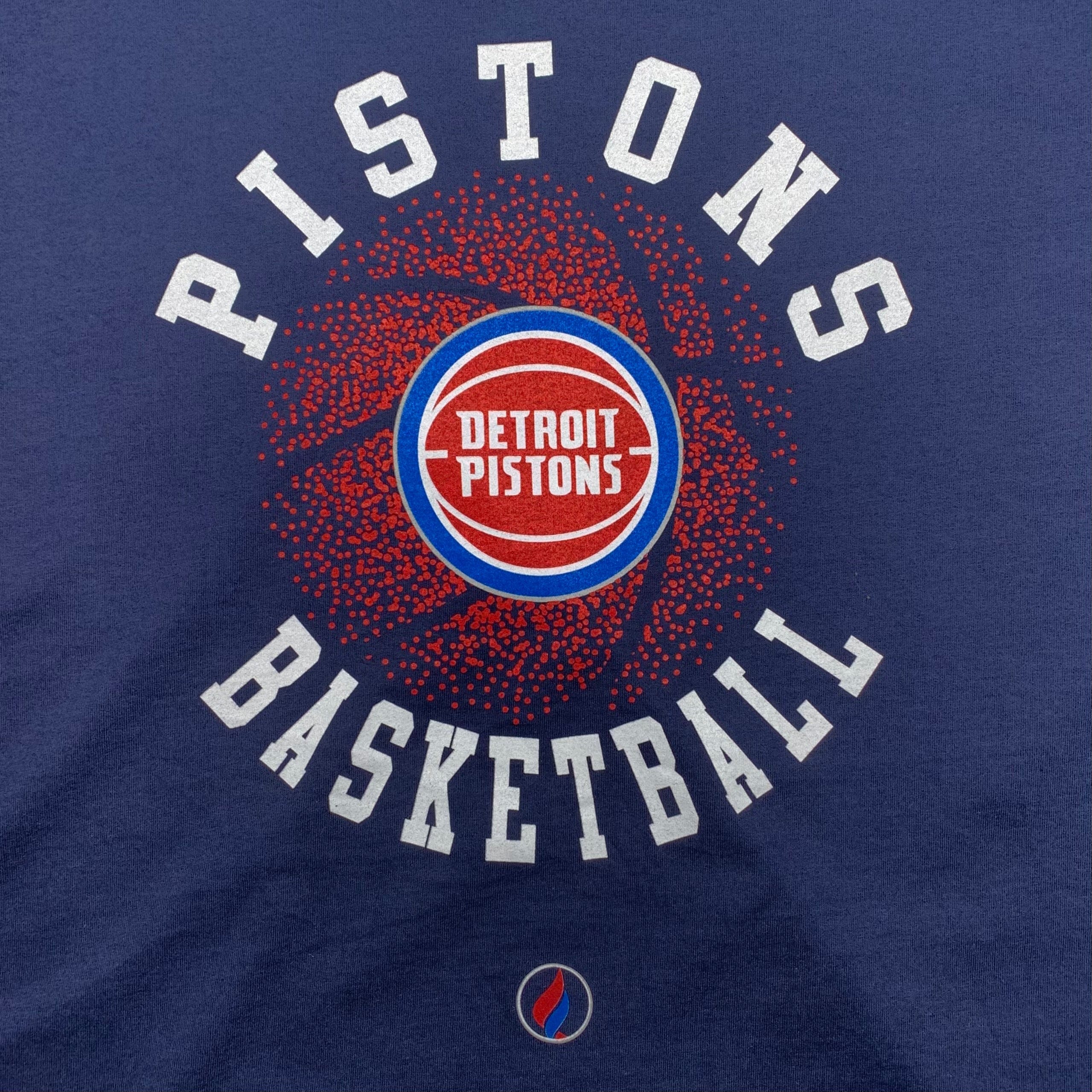 FISLL Piston's Basketball T-Shirt (Navy) NBA1244NVY - Image 2