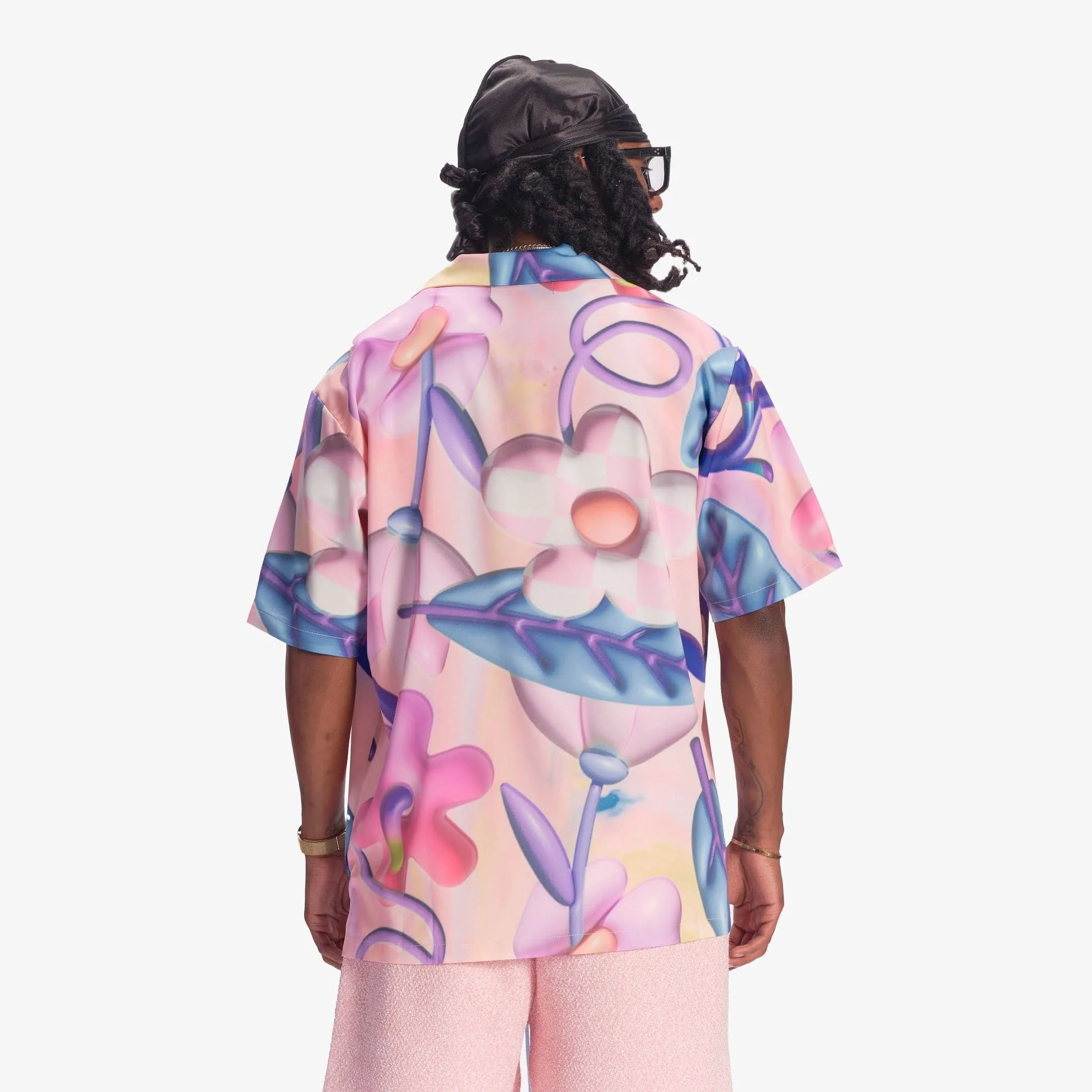 "Flora" Button-Up Shirt (pink) - Image 2