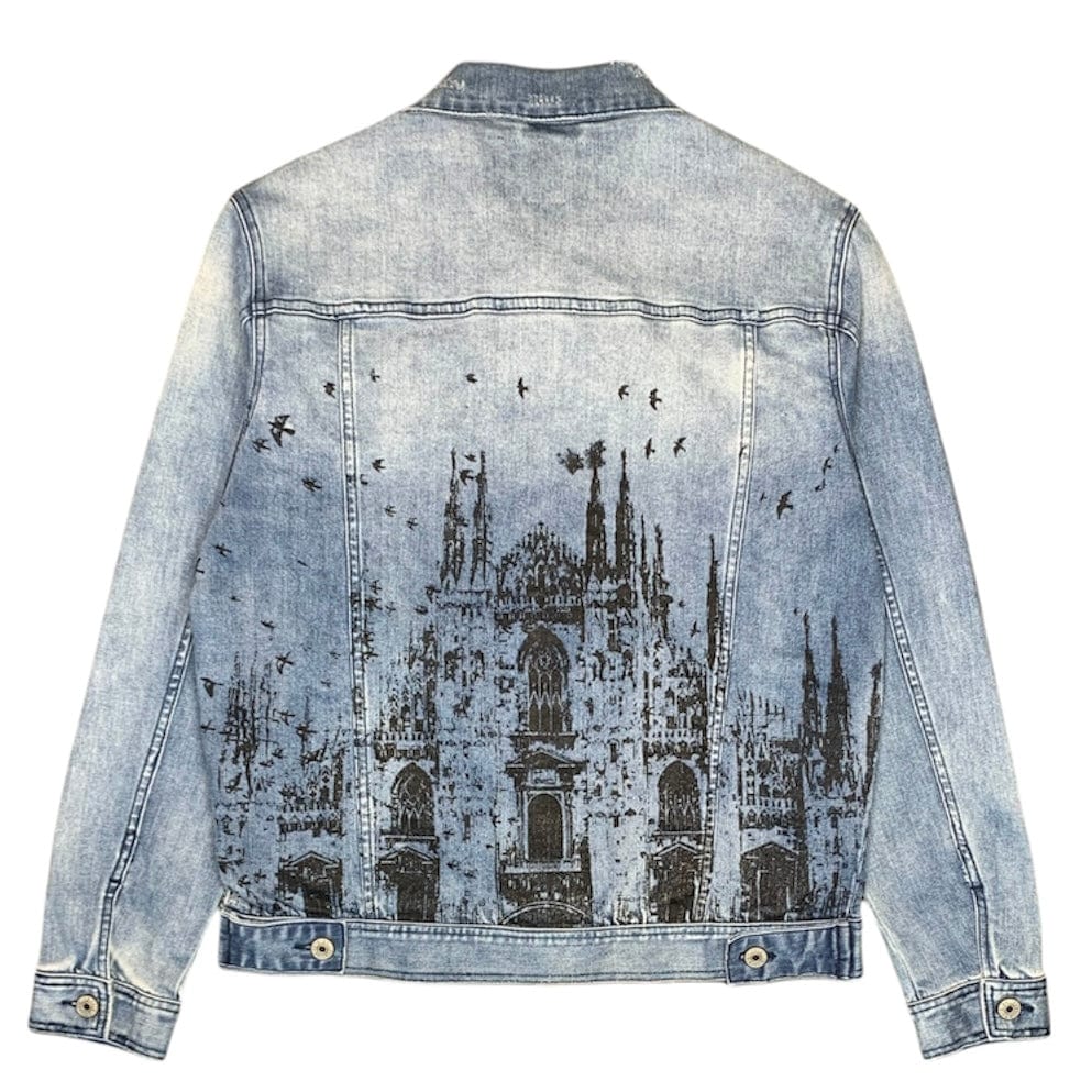 Foreign Local Church Denim Jacket (Blue) FL-202039J - Image 2