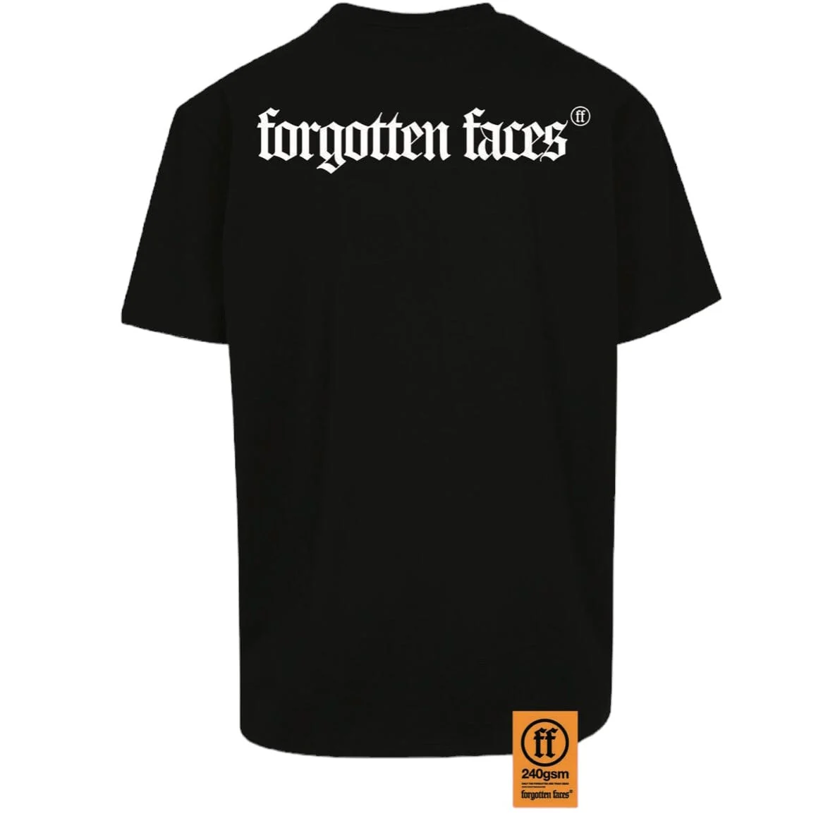 Forgotten Faces White Balaklava Tee (Black) - Image 2