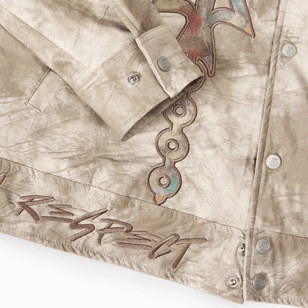 "Franz" Leather Jacket (cracked beige) - Image 7