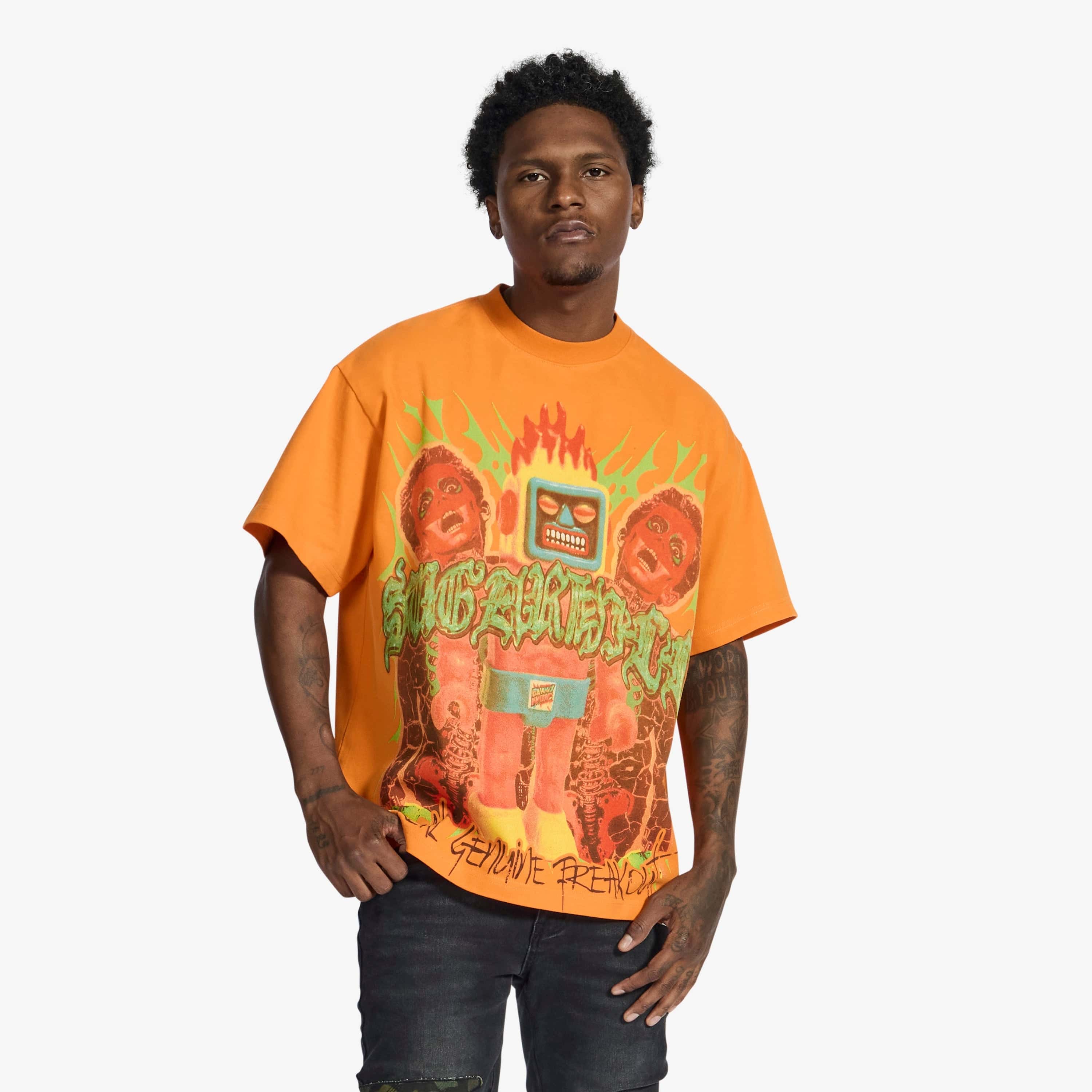 "Freakout" T-Shirt (orange)