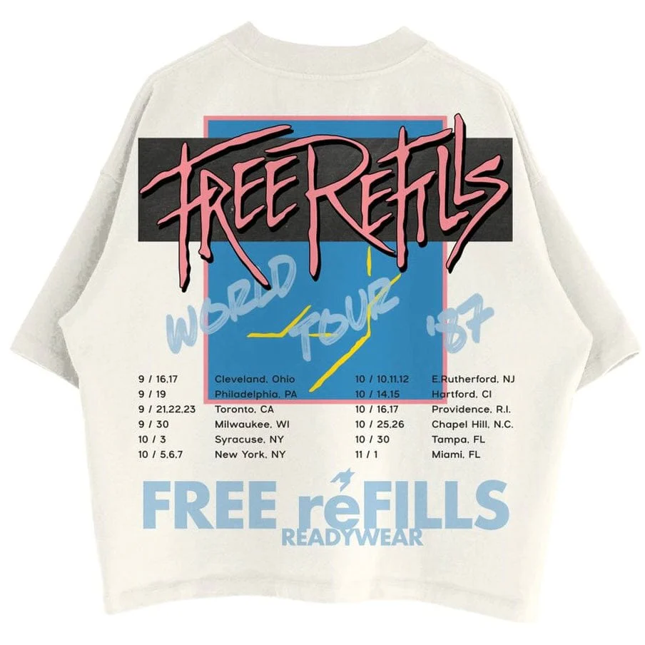 Free Refills Floyd Tee (Off White) FR-S26-009 - Image 2