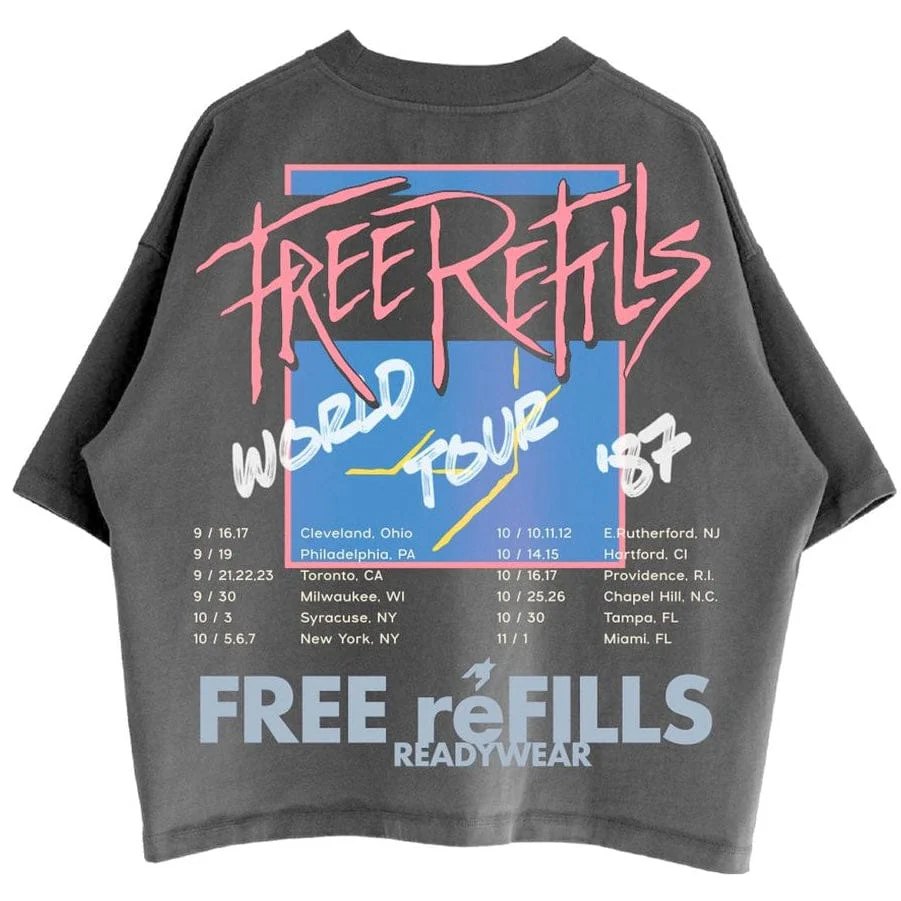 Free Refills Floyd Tee (Vintage Grey) FR-S26-010 - Image 2
