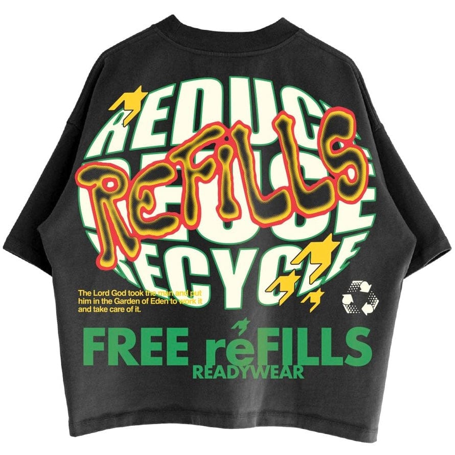 Free Refills Frr Tee (Black) FR-S26-042 - Image 2