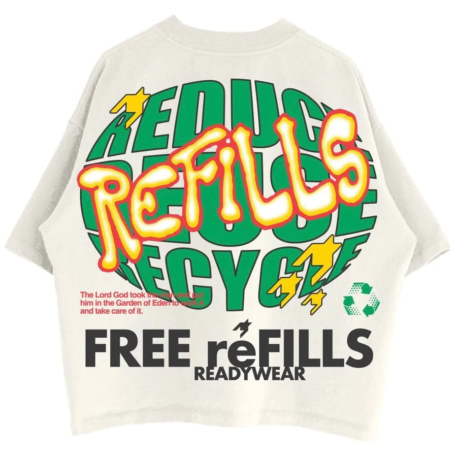 Free Refills Frr Tee (Off White) FR-S26-041 - Image 2