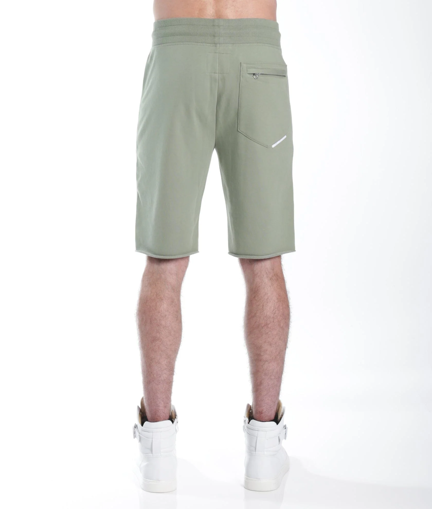 FRENCH TERRY SWEATSHORT IN ASPEN - Image 3