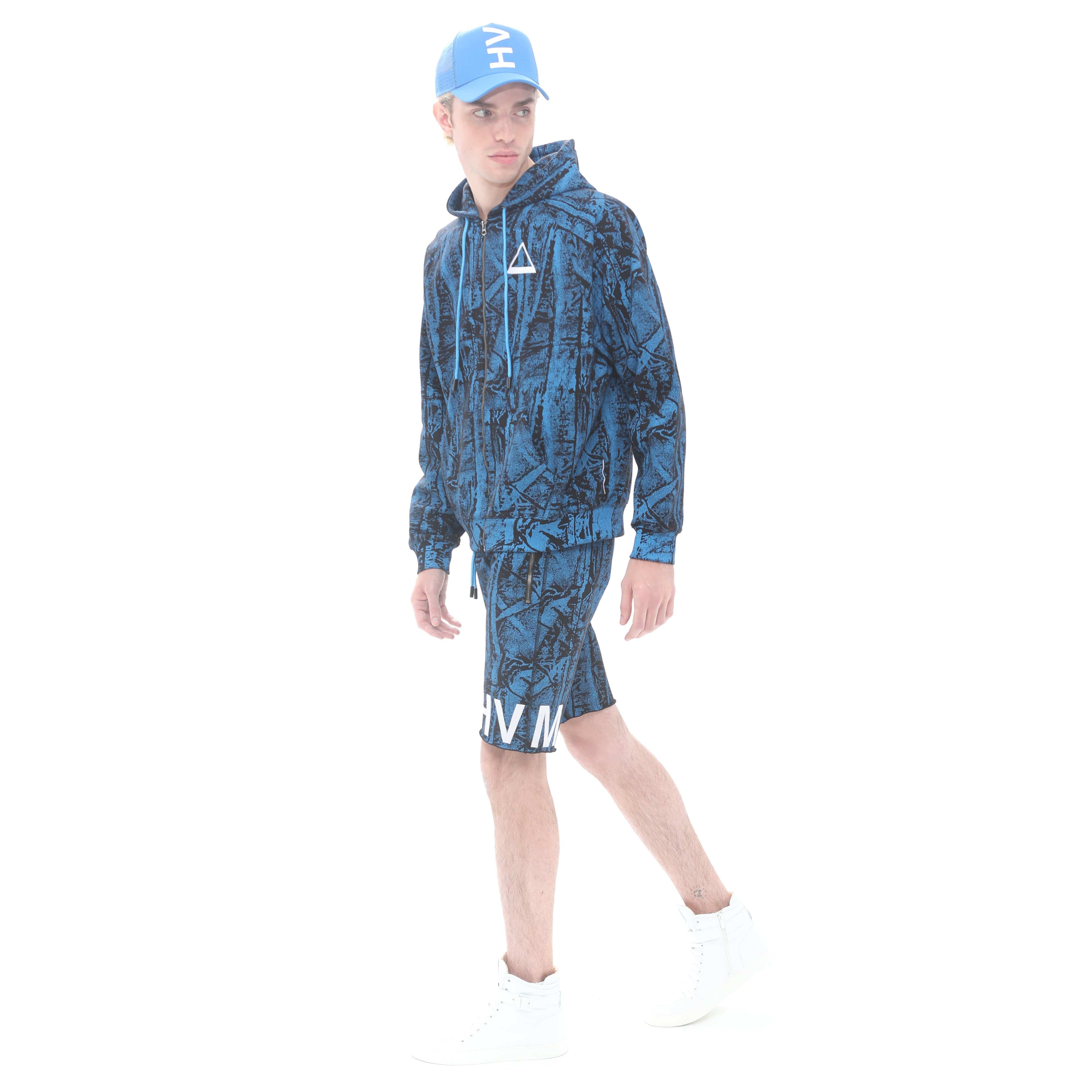 FULL ZIP SWEATSHIRT IN CRINKLED - Image 3