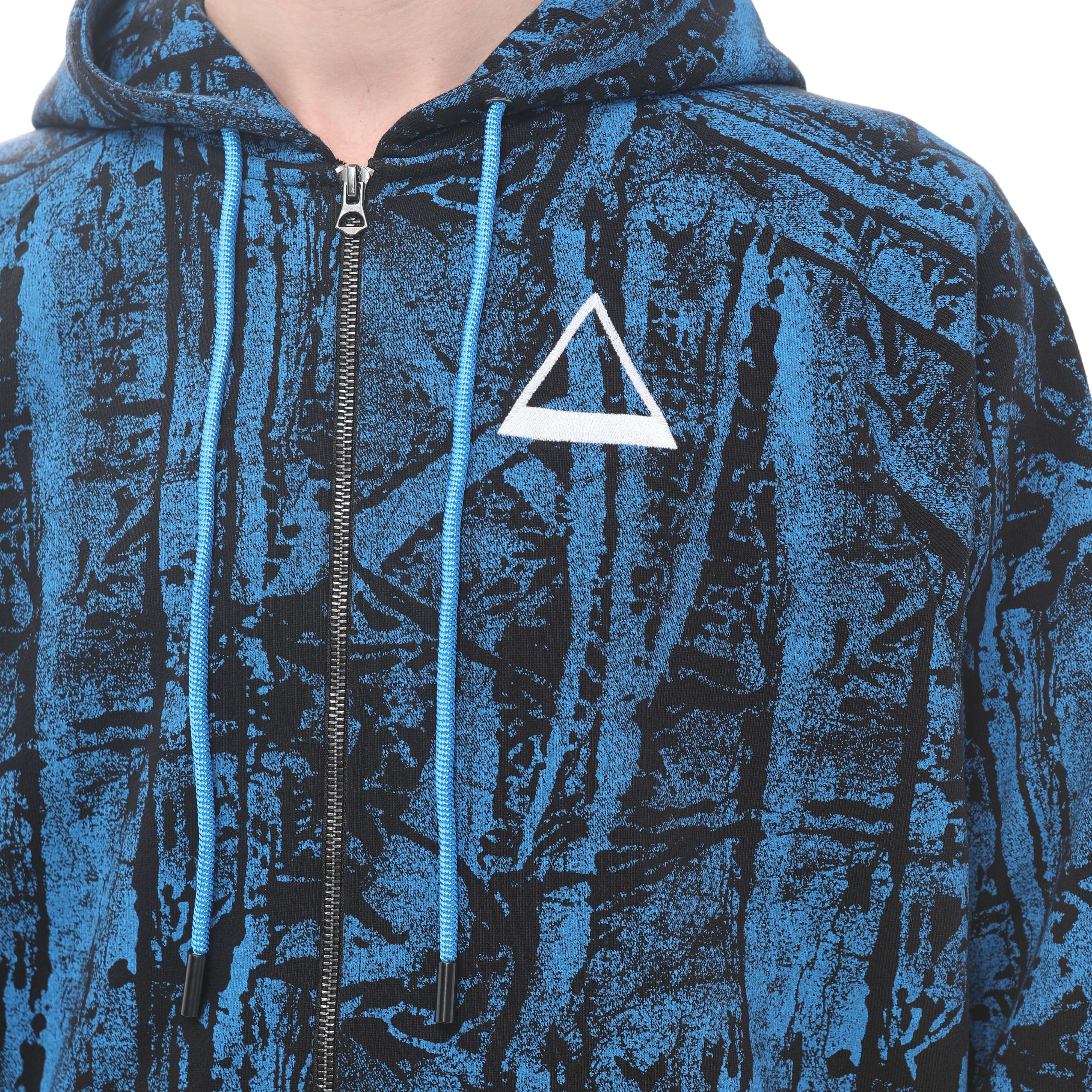FULL ZIP SWEATSHIRT IN CRINKLED - Image 5