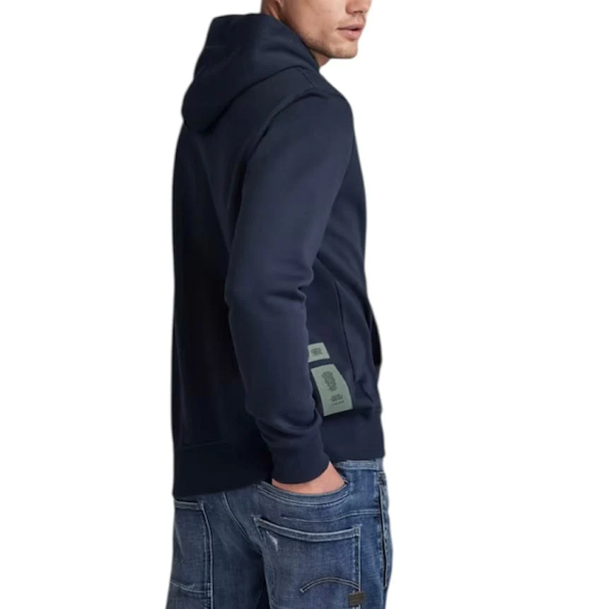 G-Star Hooded Sweatshirt (Blue Navy) D20508 - Image 2