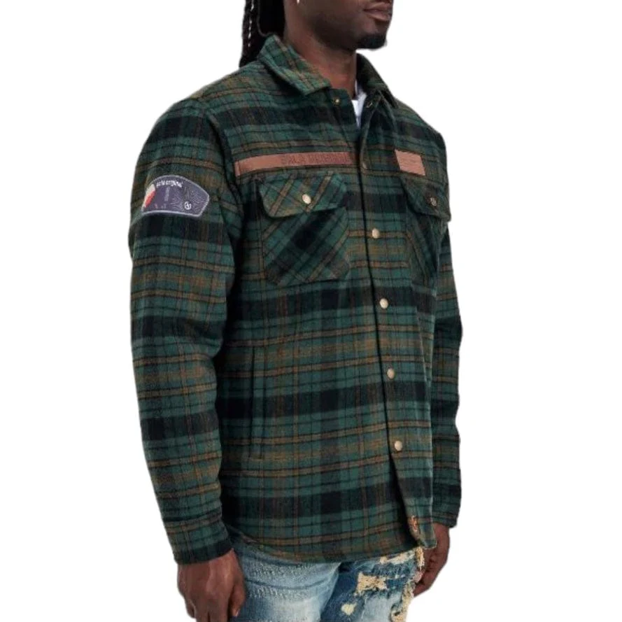 Gala Original Dazed Flannel Jacket (Army) G-H-23-014 - Image 3
