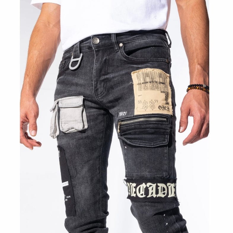 Gala Original Decadence Denim Jean (Jet Black/Combo) GH-21-08 - Image 4