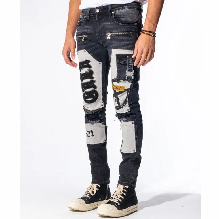 Gala Original Doomsday Denim Jean (Jet Black/Charcoal Combo) GH-21-10 - Image 3