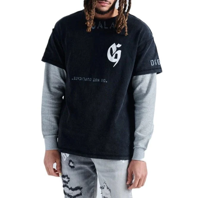 Gala Original Ego Must Die Thermal LS Tee (Black/Grey) G-SPR-23-028 - Image 3