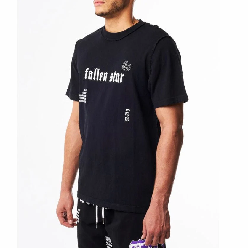 Gala Original Fallen Star T Shirt (Jet Black) - Image 4