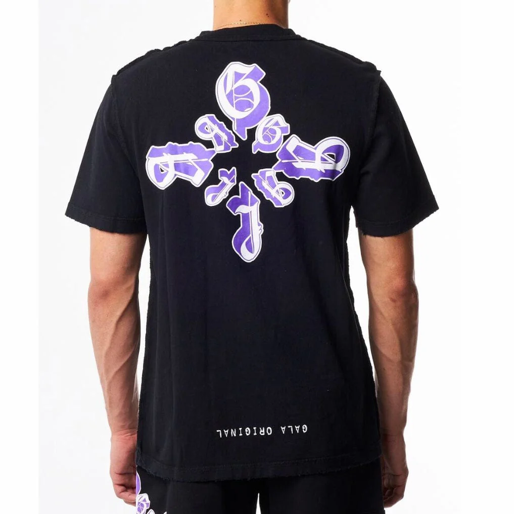 Gala Original Fallen Star T Shirt (Jet Black) - Image 6