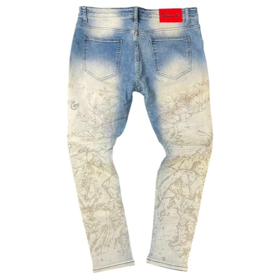 Gala Prophetic Printed Denim (Desert Blue) G6-21 - Image 2
