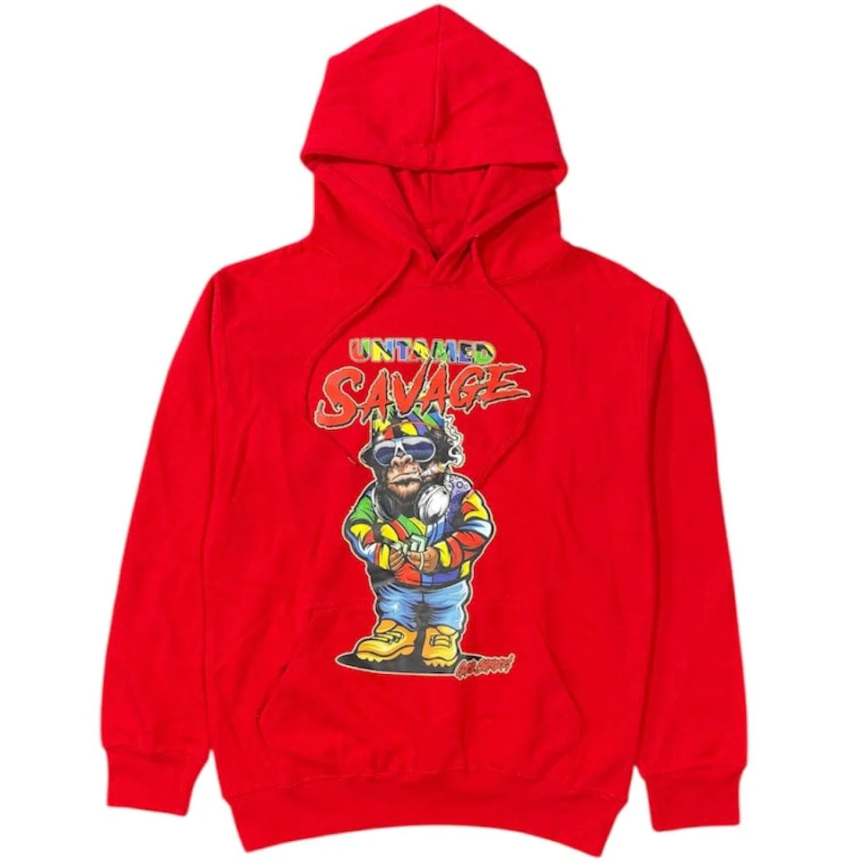 Game Changers Untamed Savage Hoodie (Red) GMCH95