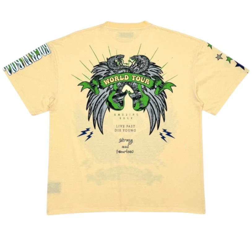 Genuine Amazing Rock T Shirt (Light Yellow) GN6201-LTY - Image 5