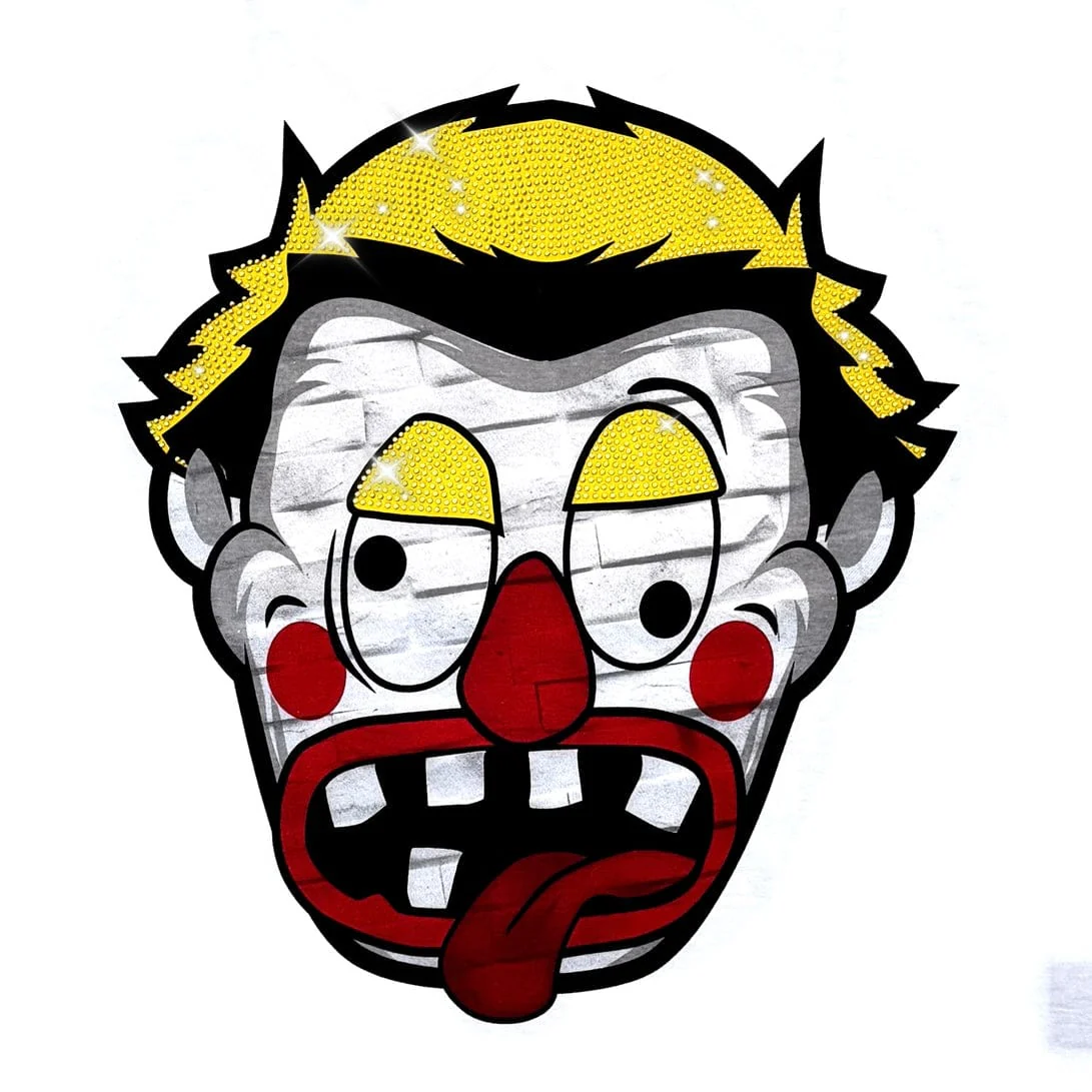 Genuine Dizzy Clown T Shirt (White) GN6264-WHT - Image 3