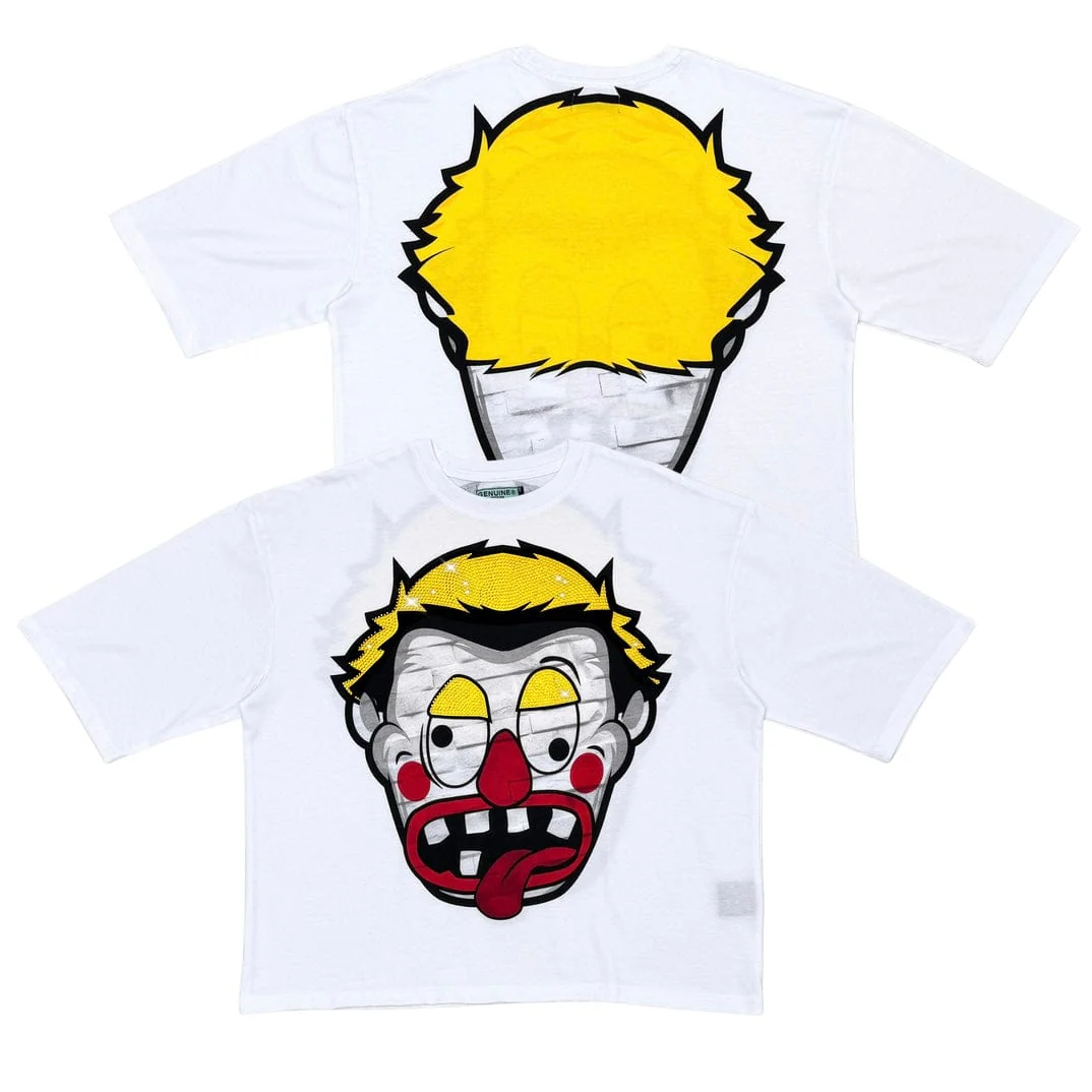 Genuine Dizzy Clown T Shirt (White) GN6264-WHT - Image 4