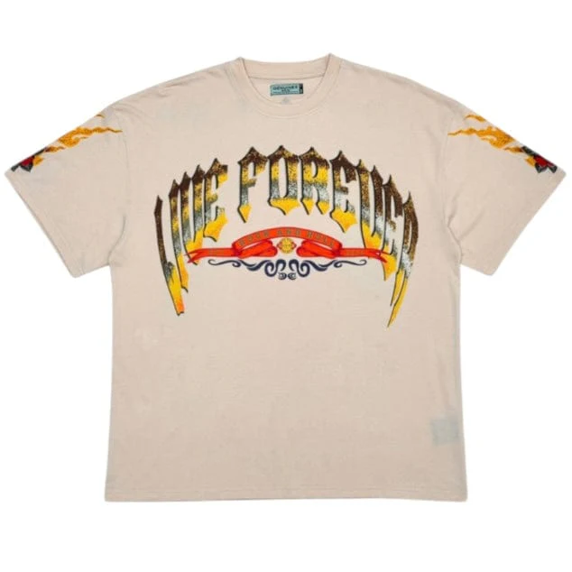 Genuine Live Forever T Shirt (Light Khaki) GN6190-LTK - Image 3