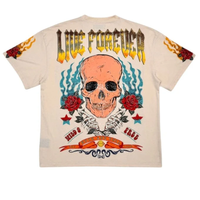 Genuine Live Forever T Shirt (Light Khaki) GN6190-LTK - Image 4