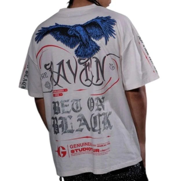 Genuine Raven T Shirt (Natural) GN6199-NAT - Image 3