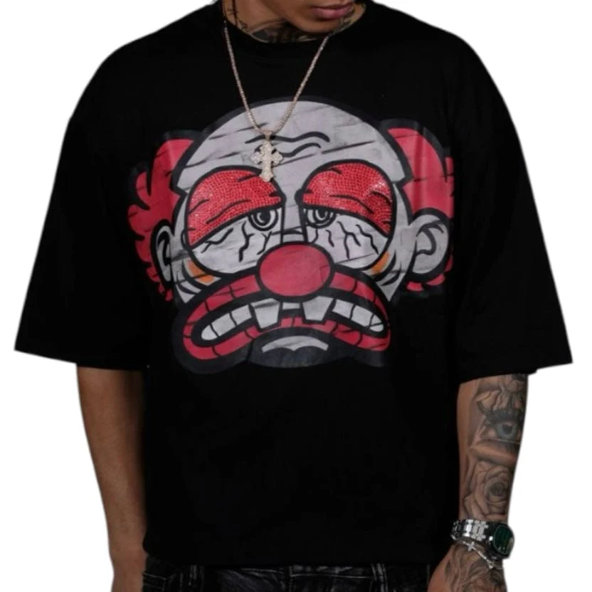 Genuine Sad Clown T Shirt (Black) GN6263-BLK - Image 5
